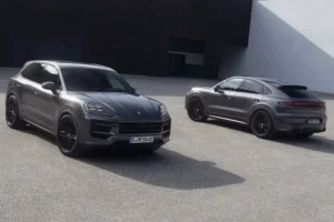 taycan et cayenne porsche black edition